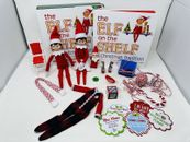 Rare Elf on the Shelf Doll Family Boy, Girl & Baby w/Book and Accessories