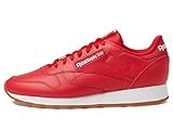 Reebok Unisex Classic Leather Sneaker, Reefresh Vector Red/White/Gum, 9.5 US Men