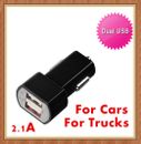 Dual USB Car Charger 2 port For iPhone 4 4S 5 5S 6 6+ iPod iPad Air Mini 2 3