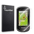 Youniker - Juego de 3 protectores de pantalla para pantalla de GPS Garmin Oregon 600 600t 650 650t 700 750, HD, antiarañazos, anti-huellas