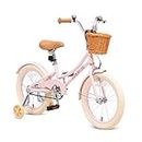ACEGER Girls Bike with Basket, Kids Bicycle for 3-13 Years, Included Coaster Brake & Caliper Brake, 14 16 18 Inch with Training Wheels, 20 Inch with Kickstand but no Training Wheels