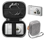 getgear Digital Camera Case for Sony W800/S, DSCW830; Canon PowerShot ELPH180, ELPH 190, ELPH 350 HS, ELPH 310 HS, ELPH 360; Kodak PIXPRO Friendly Zoom FZ43, FZ53-BL; Nikon COOLPIX L32 (Tweed Gray)