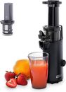 DASH Deluxe Compact Masticating Slow Juicer, Easy to Clean Cold Press Juicer Blk