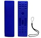 Brain Freezer Remote Case Compatible with Vizio Smart-TV, Remote Cover-XRT136- Remote cover Skin-Friendly Shockproof Silicone Cover Remote Washable Anti-Lost with Remote Loop Blue (Remote Not Included)
