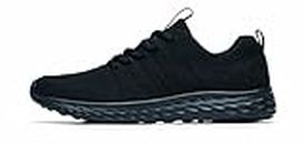 Shoes for Crews Everlight, Women's Slip Resistant Work Shoes Sneakers, Water Resistant, Black, Size 5.5