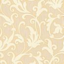 Profhome 954902-GU Textiloptik Tapete Barock matt gelb gold 5,33 m2