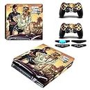 Khushi D�cor Grand Thift Theme 3m Skin Sticker Cover for Ps4 Slim Console and Controllers|38