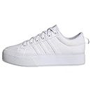 adidas Women's vada 2.0 Platform Sneaker, FTWR White/FTWR White/Chalk White, 6 UK