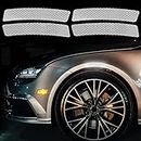 Mrs Fix® (White) 4 Pcs Car Reflective Trim Side Marker Stickers, Automotive Exterior Accessories Door Reflector Guard Wheel Well Arch, Side Bumper Fenders Compatible with 1-Series