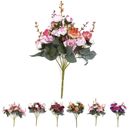Casa Fiori Artificiali Bouquet Rosa Fiore Festa Decorazione Casa Regali Onrament