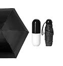 TECH LOGO ELECTRONICS Ultra Lights and Small Mini Umbrella with Cute Capsule Case,5 Folding Compact Pocket Umbrella, Especially for Kids