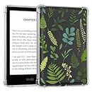 CoBak Clear Case for All-New Kindle Paperwhite 11th Gen 2021 & Signature Edition(6.8") - Lightweight, Scratch-Proof Silicone Back Cover with Playful Flower Design