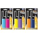 BIC EZ Reach Lighter, Assorted Colors, 6-Pack (Colors Will Vary), Great for Candle Lighting