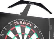 Arc Dartboard Cabinet Lighting System Black with White LED Color 53 X 8.7 X 5 C