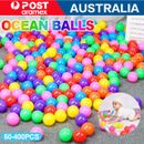 800x Ball Pit Balls Play Kids Plastic Baby Ocean Soft Toy Colourful Playpen Fun