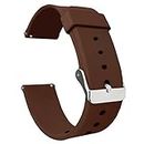 ACM Watch Strap Silicone Belt 22mm compatible with Huawei Watch Gt 2 Pro Smartwatch Casual Classic Band Brown
