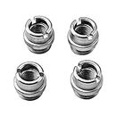CVERY 1911 Grip Screw Bushings, 4pcs 416 Stainless Steel Outdoor Sports Spare Parts 1911 Parts
