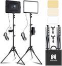 2-Pack LED Video Light Kit,  Studio Light, 2800-6500K Dimmable Photography Light