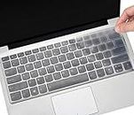 Keyboard Cover Skin for Lenovo Ideapad Flex 5i 14" 2 in 1 Laptop/Yoga 9i 7i 5i 14/ Flex 5 5g 14" 2-in-1 Laptop/Flex 5 14IIL05 14 /Idepad S540 14/ ThinkBook 14 Gen 2 Gen 4/ThinkBook 14s Yoga- Clear