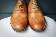 Stefano Branchini 8.5-M US Brown Mens Oxford Dress Shoes