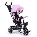 Foryourlittleone Kids Trike V3 Pink Tricycle Baby Push with Parent Handle Bike 9 Months to 5 Years