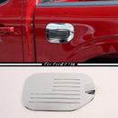 Chrome Door Fuel Tank Cover Gas Cap Tank Trim For Ford F-150 21-2023 Accessories