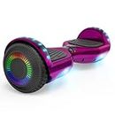 Hoverboard for Kids, Hoverboard Bluetooth Speakers & LED Light- 6.5" Tires Dual Powerful Motor All Road Hoverboards - Boys Girls Kids Hover Board Great Gift