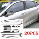 For Lexus ES 250 300H 350 2019-2021 Steel Carbon Window Strip column Cover Trim