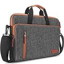 KIZUNA Laptop Bag Case 17 Inch Shoulder Messenger Sleeve Briefcase Handbag For LG gram 17/Predator PH717-71-746/Dell G7/17.3" HP ProBook 470/17.3" Lenovo Ideapad700/Y700/DELL Precision 7710,Brown