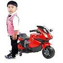 Tiny Town Super Bike With Rechargeable Battery Operator Ride On Bike For Kids - 3 To 7 Years - Red