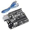 ELEGOO UNO R3 Board for Arduino with USB Cable(Arduino-Compatible) More Faster In Transfer Rates And Better At Storage And Operation