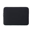 RAINYEAR 14 Inch Laptop Sleeve Protective Case Soft Lining Padded Zipper Cover Carrying Bag Compatible with 15" Macbook Air M2 2023 A2941 14" Notebook Computer Tablet Ultrabook Chromebook(Black)