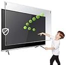 GLOW ACRYLIC Screen Guard for LED/LCD/Plasma/TV (Transparent) with Easy Installation (48-inch)