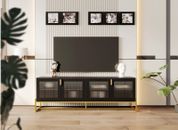 70.87" TV STAND,Entertainment Center with Shelf