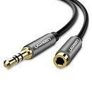 UGREEN 3.5mm Headphone Extension Cable, 3.5mm TRS Male to Female Stereo Extension Cord Adapter, Gold Plated Audio Aux Jack Extender Compatible with iPhone iPad Smartphones Tablets Media Players, 2M