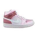Nike Air Jordan 1 Retro High Women's Basketball Shoes, pink, 8.5 US