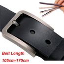 Casual Belts for Jeans Men's Belt  Big and Tall 100% Real Leather Belts S-9XL