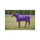 TuffRider 1680D Super Comfy Medium Weight 200G Standard Neck Horse Blanket, Purple, 87-in