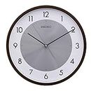 SEIKO Plastic case Aluminum Dial Wall Clock (QXA615BN, Brown, 30 cm x 30 cm x 4.5 cm)
