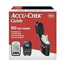 Accu-Chek Guide Glucose Test Strips for Diabetic Blood Sugar Testing (Pack of 50)