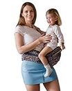 CozyOne - Mom's Choice -Award Winner Safety-Certified Baby Hip Carrier, New Ergonomic Design & Various Pockets for Newborns & Toddlers Carrier (Leopard）