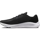 Under Armour Men's Charged Pursuit 3 Running Shoe, Black/White, 9.5