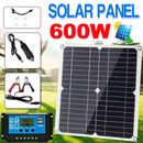 600W Solar Panel Kit Battery Charger & 100A Controller For Car Van Caravan Boat