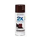 Rust-Oleum 334038 Painter's Touch 2X Ultra Cover Spray Paint, 12 oz, Gloss Kona Brown