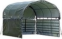 ShelterLogic 10' x 10' Enclosure Kit for Outdoor Corral Shelter (Corral Frame and Panels Not Included) Green
