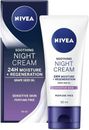 NIVEA Sensitive Night Cream 50 ml, Face Cream for Sensitive Skin with Liquorice