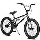 cubsala 18 Inch Big Kids BMX Bicycle Freestyle Bike for Age 5 6 7 8 9 Years Old Boys Girls and Youth Beginners, Black