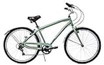 Huffy Herren Sienna Hybrid-Fahrrad, grün, M