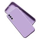 A rtistque Liquid TPU Silicone Matte Shockproof Flexible with Camera Protection Soft Back Cover Case for Samsung Galaxy A50 || A50s || A30s - Purple