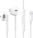 Lightning Headphones[Apple MFi Certified] Apple earphones Wired iPhone Headphones In-Ear Earbuds(Built-in Microphone & Volume Control) Compatible with iPhone 14 Pro Max/14/13/SE/12/12 Mini/X/XR/8/7/XS